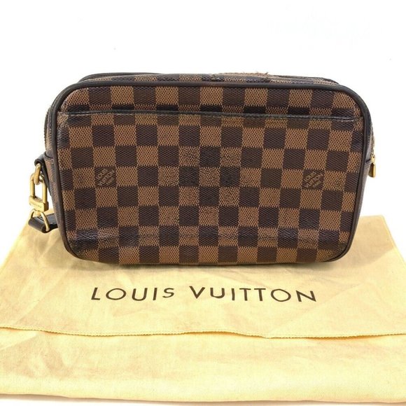 LOUIS VUITTON Damier Pochette Saint Paul With pouch strap Cluch Bag - Picture 2 of 16
